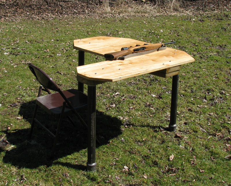 Homemade Portable Shooting Bench